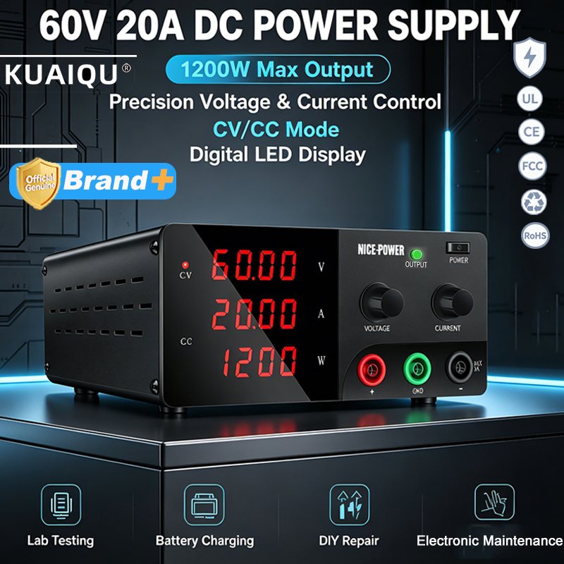 High Power 60V 20A Bench Power Supply - NICE-POWER 60V 20A Wysokowydajny zasilacz stołowy