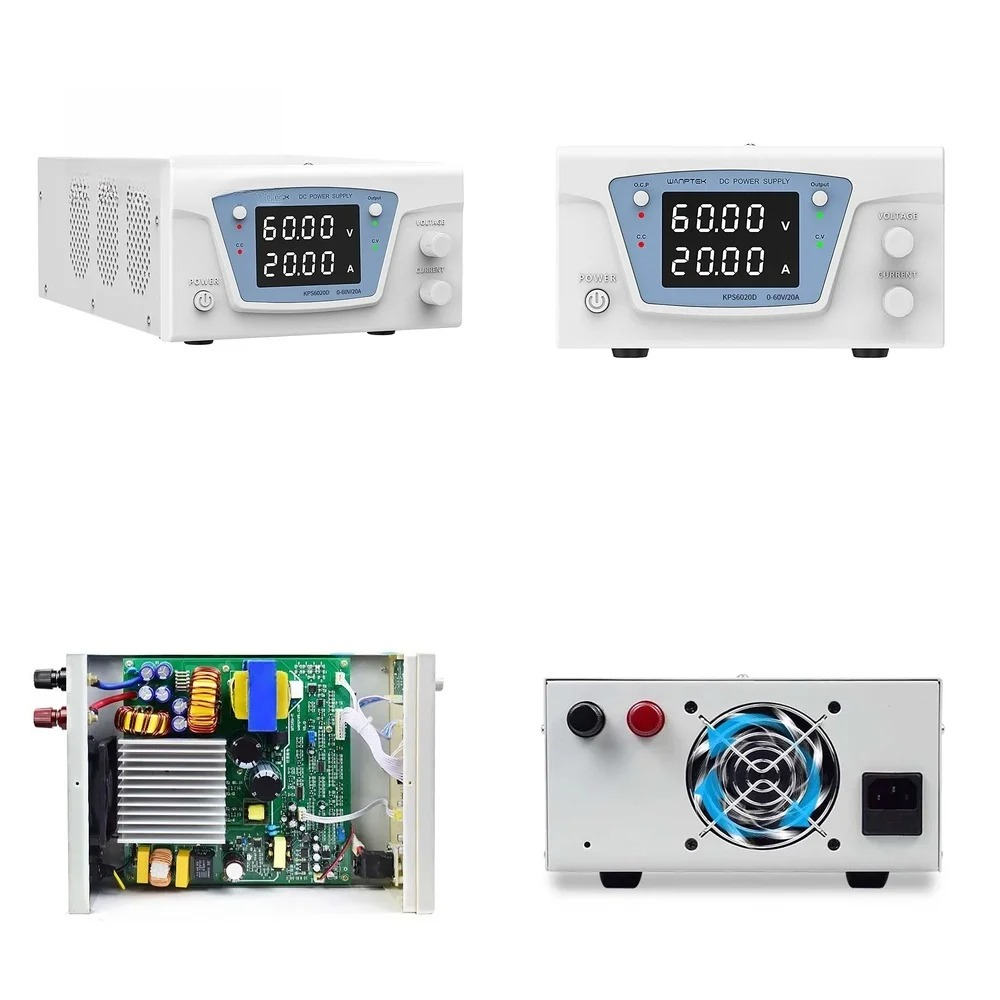 High Power 60V 20A Bench Power Supply - Zasilacz laboratoryjny LED z podwójnym wyświetlaczem