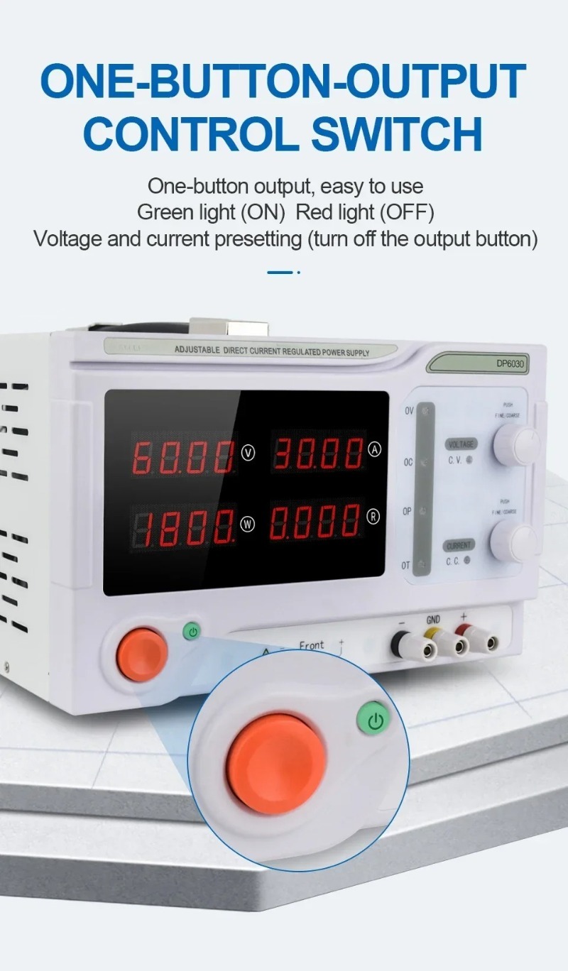 Zasilacz laboratoryjny cyfrowy – High Power 60V 20A Bench Power Supply recenzja i cena